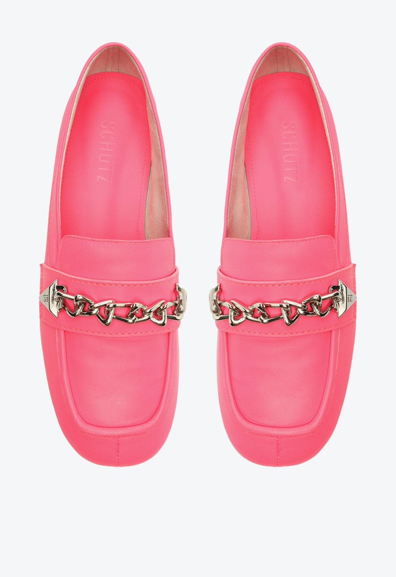 MOCASSIM COURO CORRENTE ROSA S 21231 0041 0016 SCHUTZ - Vintedoisk