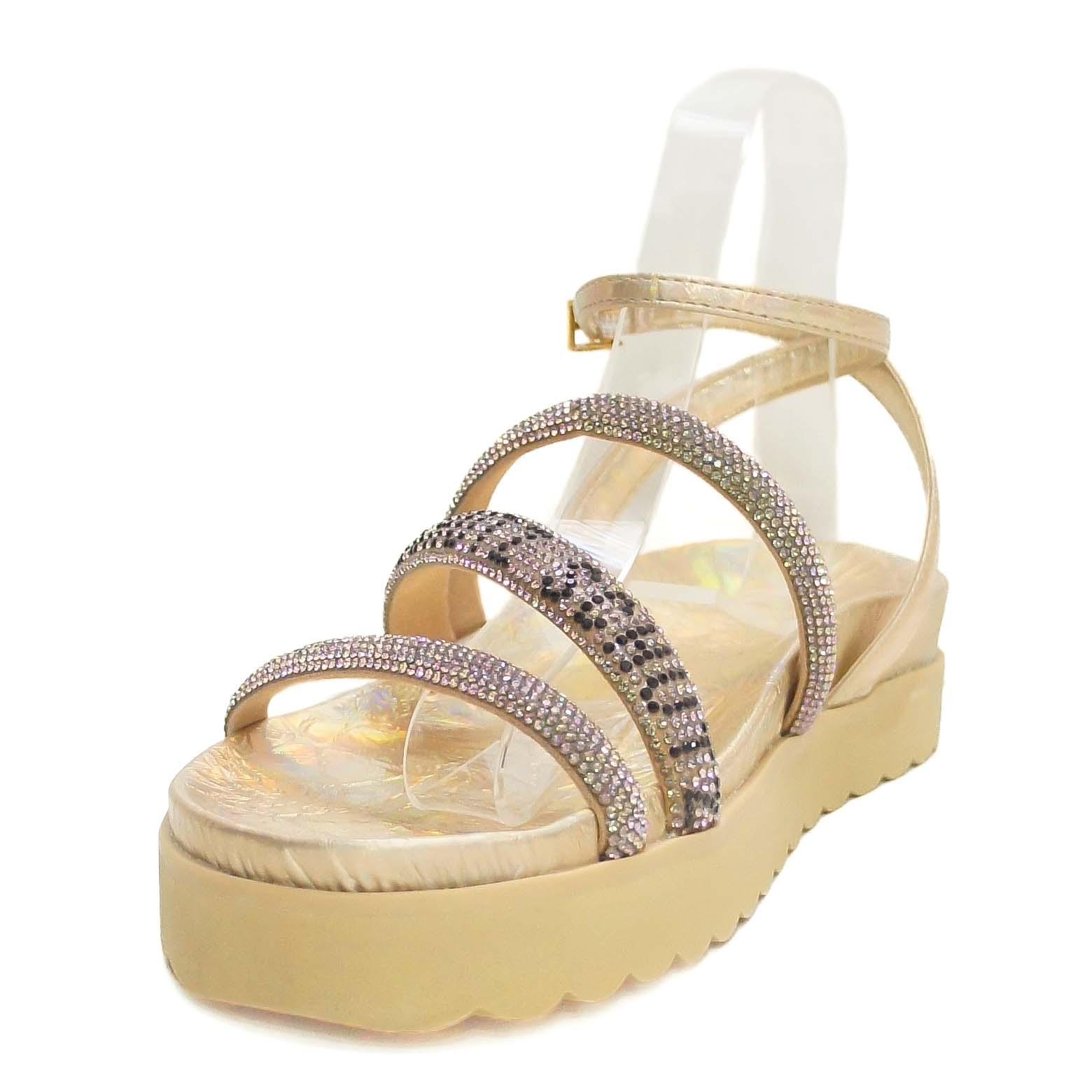 PAPETE DOURADA HOLO TIRAS BRILHANTES S 20733 0124 0014 SCHUTZ Imagem secundária do produto