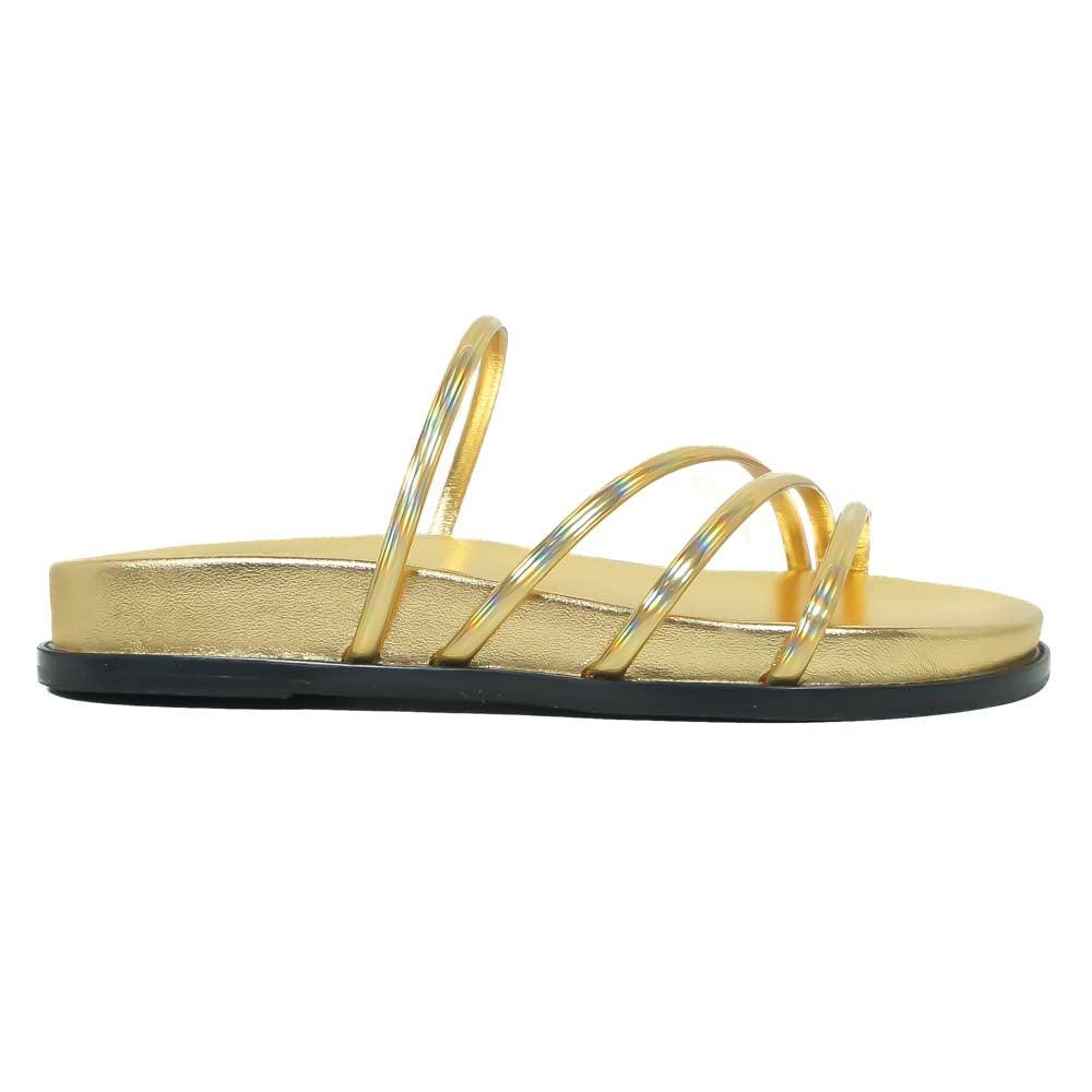 Papete Feminina SCHUTZ ref. PAPETE DOURADO - VintedoisK Imagem principal do produto