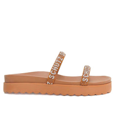PAPETE MARROM DUAS TIRAS BRILHANTES S 20733 0064 0034 SCHUTZ - Vintedoisk