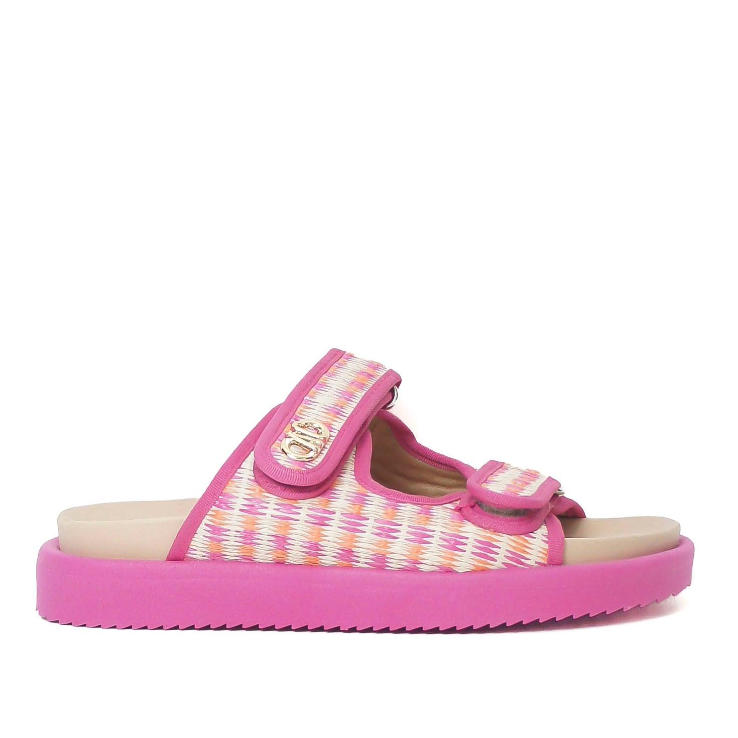 PAPETE ROSA E LARANJA VELCRO C 30380 0040 0002 ANACAPRI - Vintedoisk