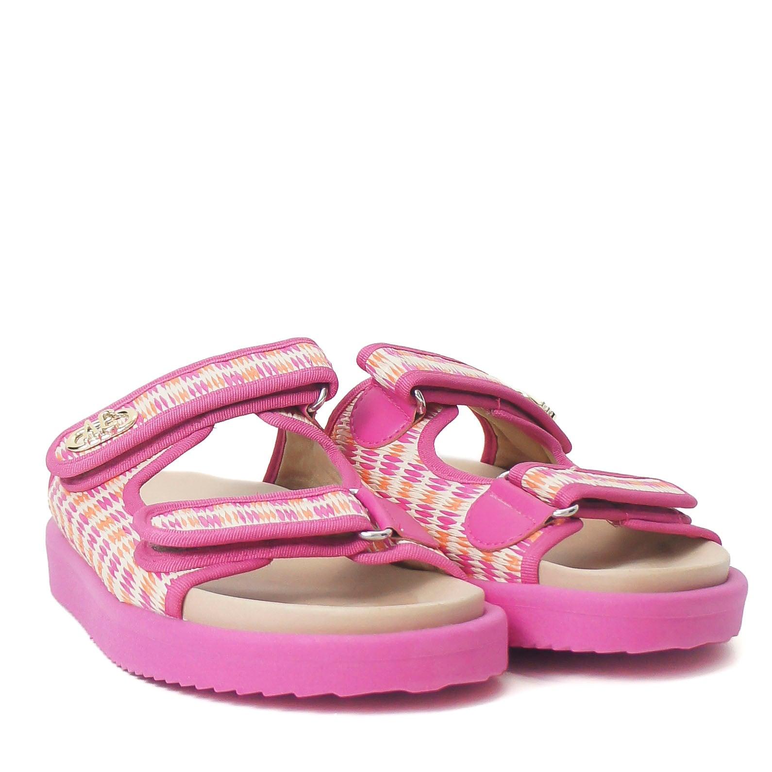 PAPETE ROSA E LARANJA VELCRO C 30380 0040 0002 ANACAPRI - Vintedoisk