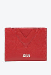 PORTA CARTÕES ELLIE COURO VERMELHO S 46058 0111 0017 SCHUTZ - Vintedoisk