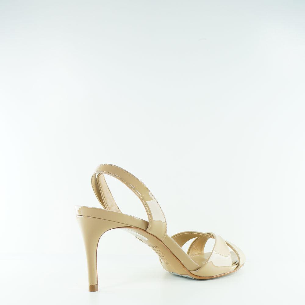 SANDÁLIA CRUZADA SALTO BICO FINO NUDE S 20884 0057 0004 SCHUTZ - Vintedoisk