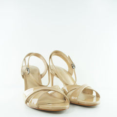 SANDÁLIA CRUZADA SALTO BICO FINO NUDE S 20884 0057 0004 SCHUTZ - Vintedoisk