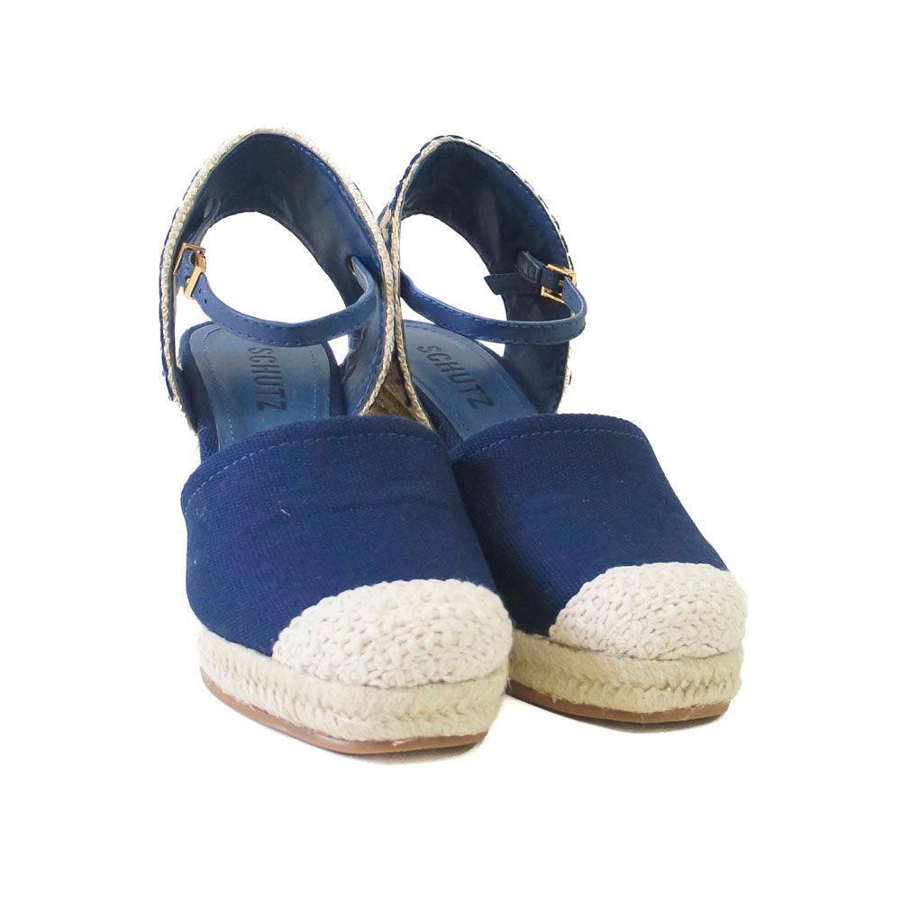 SANDALIA ESPADRILLE AZUL S 21906 0002 0003 SCHUTZ - Vintedoisk