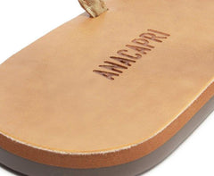SANDÁLIA GLADIADORA TIRAS BOHO DOURADA C 30014 0359 0001 ANACAPRI - Vintedoisk
