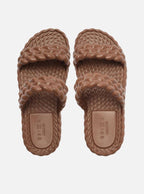 Sandália Feminina BRIZZA ref. MARROM FLATFORM - VintedoisK