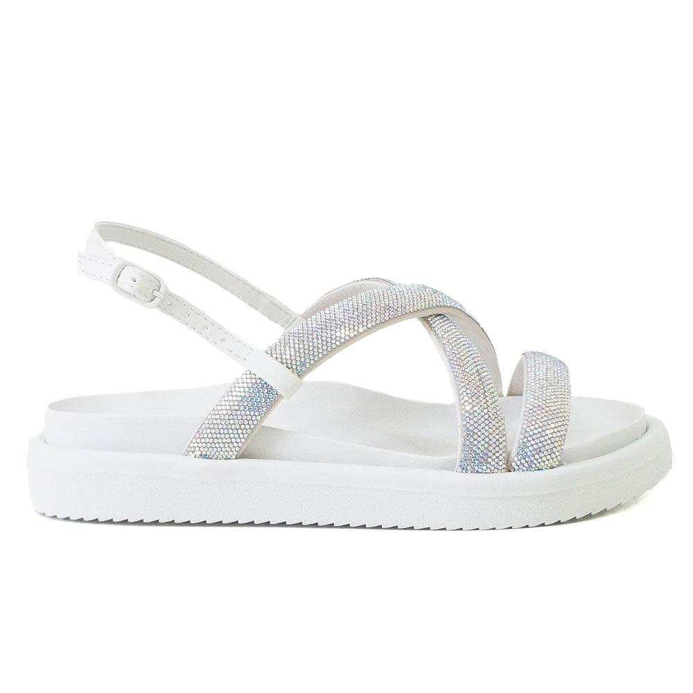 SANDÁLIA PAPETE BRANCA GLAMOUR  C 30380 0068 0006 ANACAPRI - Vintedoisk