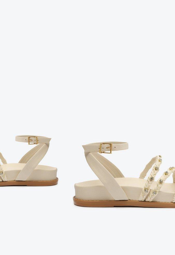 SANDÁLIA PAPETE COURO BRANCA S 21564 0186 0001 SCHUTZ - Vintedoisk