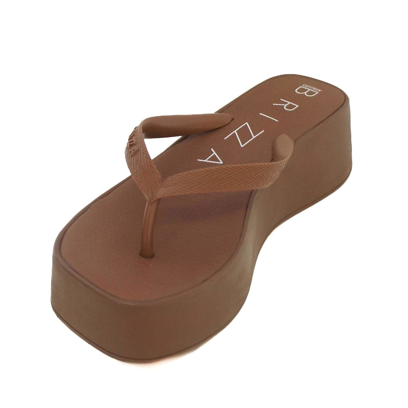 SANDÁLIA PLATAFORMA MARROM LOGO Z 19037 0042 0001 BRIZZA Imagem secundária do produto