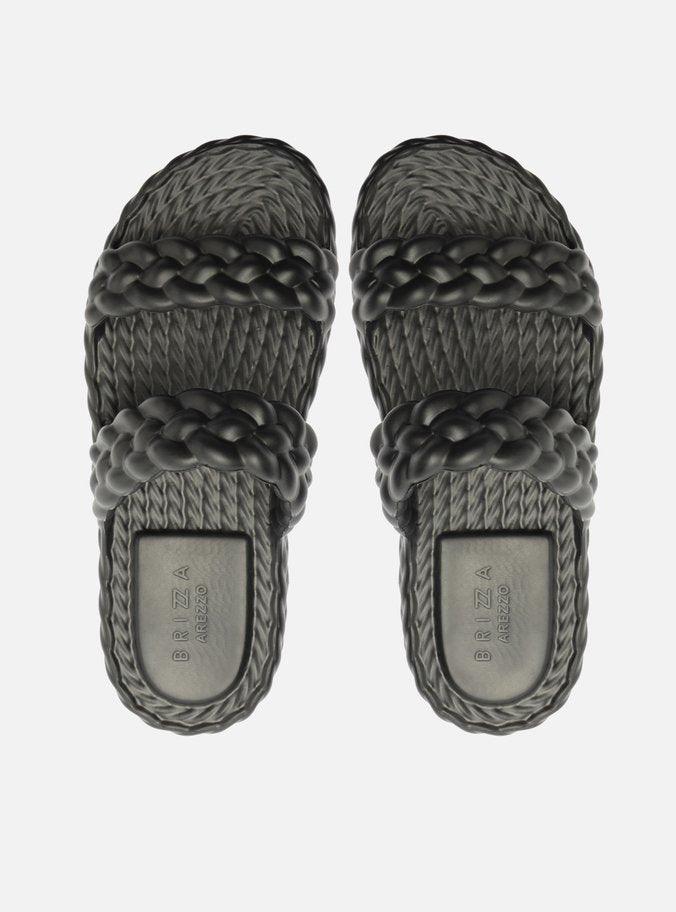 Sandália Feminina BRIZZA ref. PRETA FLATFORM - VintedoisK