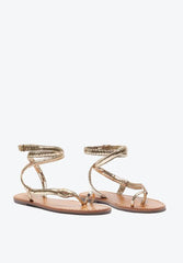 SANDÁLIA RASTEIRA DE TIRA DOURADA S 04237 0334 0001 SCHUTZ - Vintedoisk