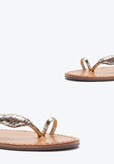 SANDÁLIA RASTEIRA DE TIRA DOURADA S 04237 0334 0001 SCHUTZ - Vintedoisk