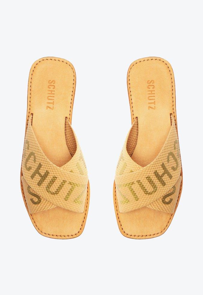 SANDÁLIA RASTEIRA DE X BEGE S 20889 0004 0089 SCHUTZ - Vintedoisk