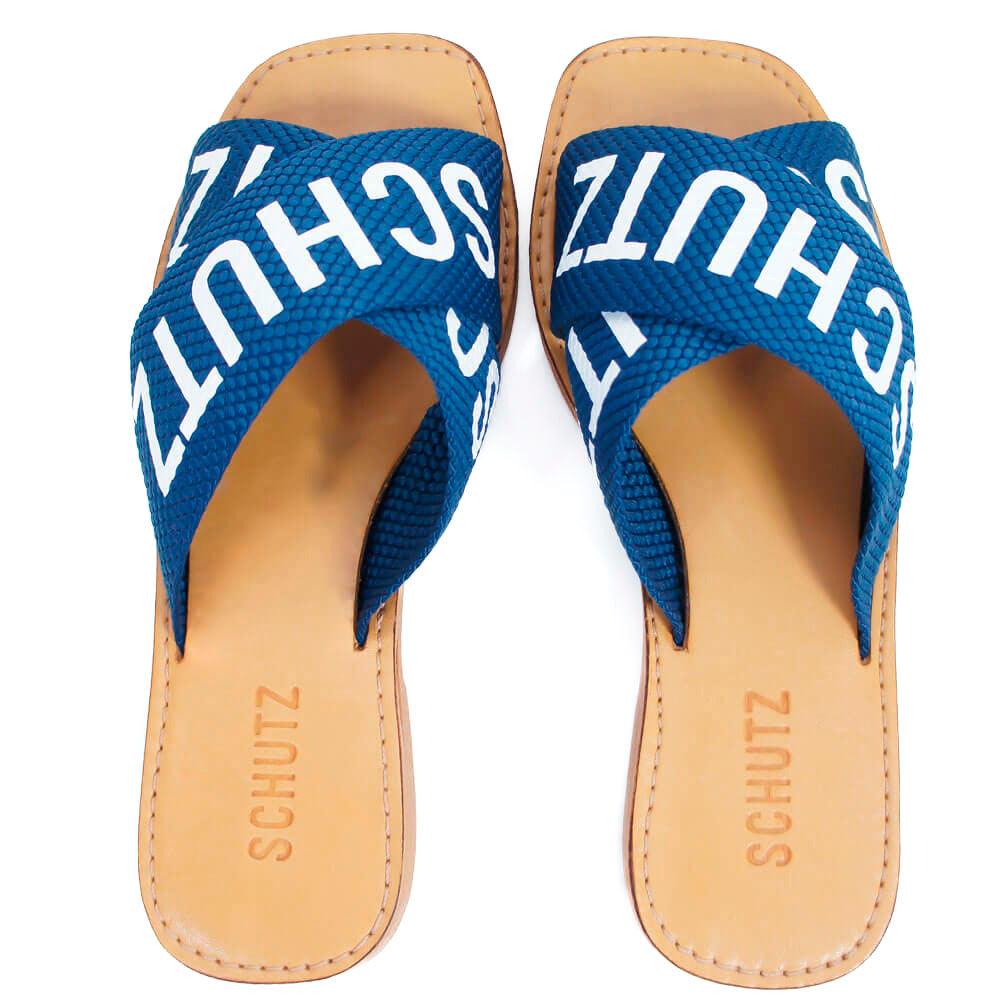SANDÁLIA RASTEIRA DE X LOGO SCHUTZ S 20889 0004 0082 SCHUTZ - Vintedoisk