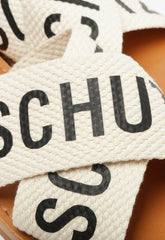 SANDÁLIA RASTEIRA DE X SCHUTZ LOGO BRANCA S 20889 0004 0001 SCHUTZ - Vintedoisk