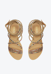 SANDÁLIA RASTEIRA EDITH PEDRAS COLORIDA S 21350 0042 0001 SCHUTZ - Vintedoisk