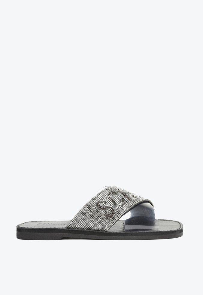 SANDÁLIA RASTEIRA LOGO VINIL PRETA S 20889 0049 0001 SCHUTZ - Vintedoisk