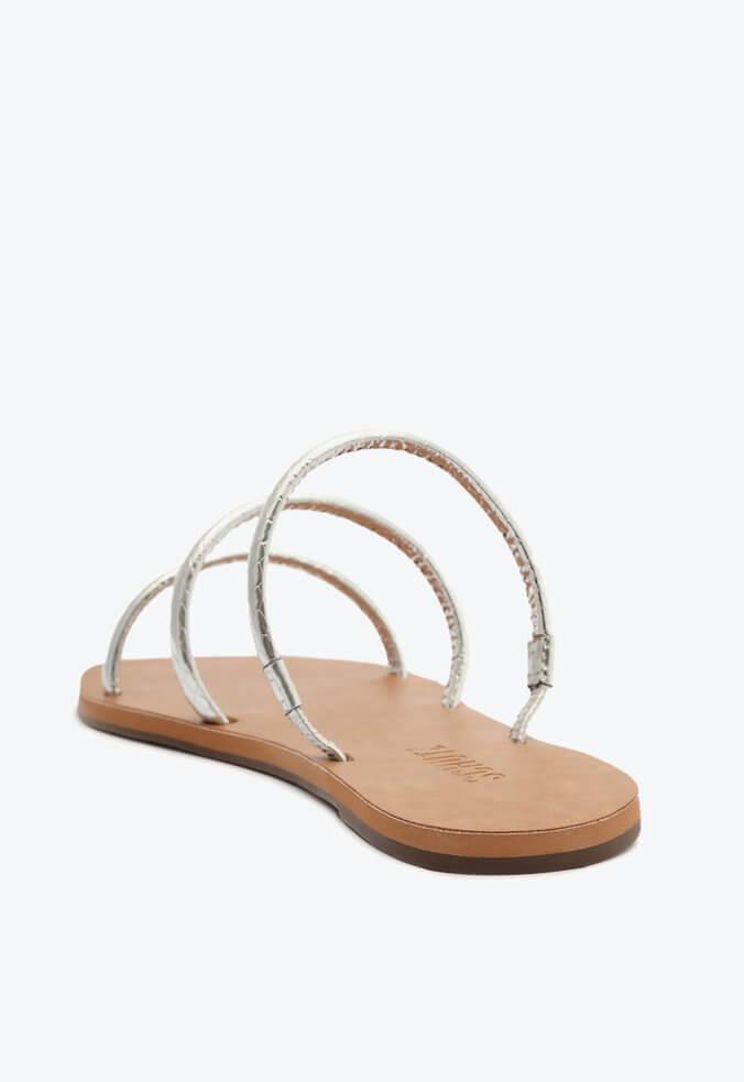 SANDÁLIA RASTEIRA SLIDE TIRAS METALIZADA PRATA S 20306 0017 0007 SCHUTZ Imagem secundária do produto