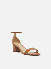SANDALIA SALTO BLOCO CLASSICA MARROM A 10055 0683 0039 AREZZO - Vintedoisk
