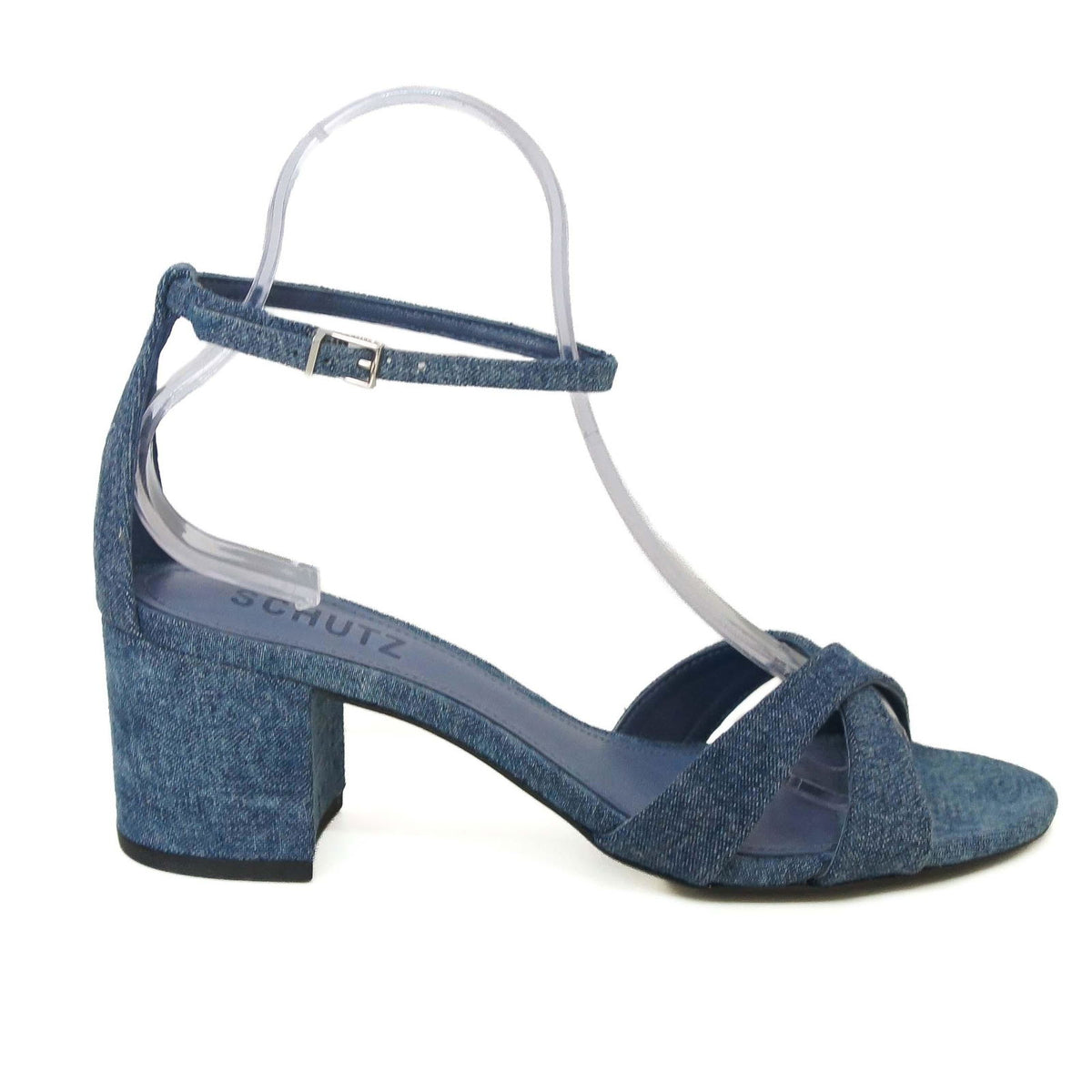 SANDALIA SALTO BLOCO JEANS S 20001 0837 0004 SCHUTZ - Vintedoisk