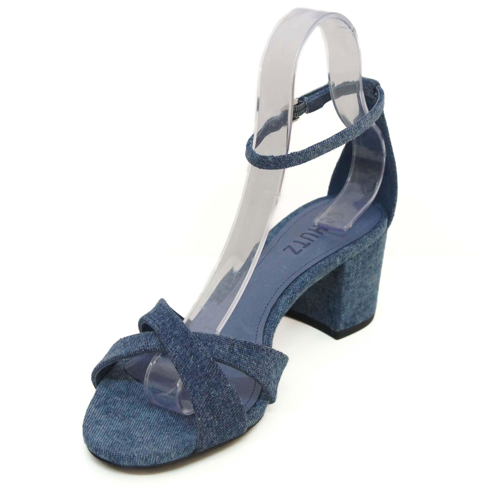 SANDALIA SALTO BLOCO JEANS S 20001 0837 0004 SCHUTZ Imagem secundária do produto