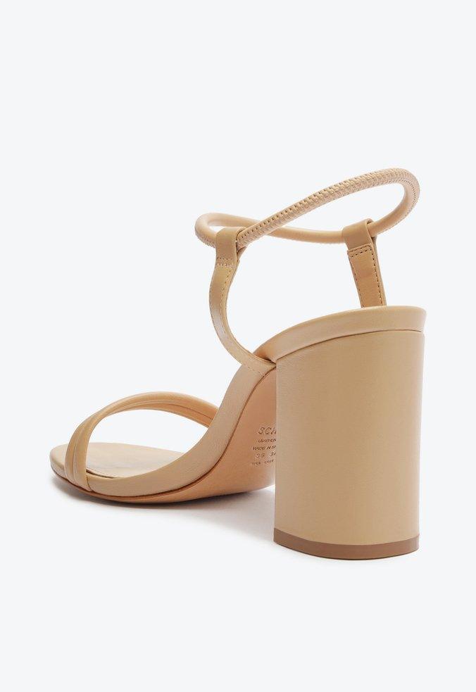 SANDÁLIA SALTO BLOCO MÉDIO BEGE S 21189 0062 0001 SCHUTZ - Vintedoisk