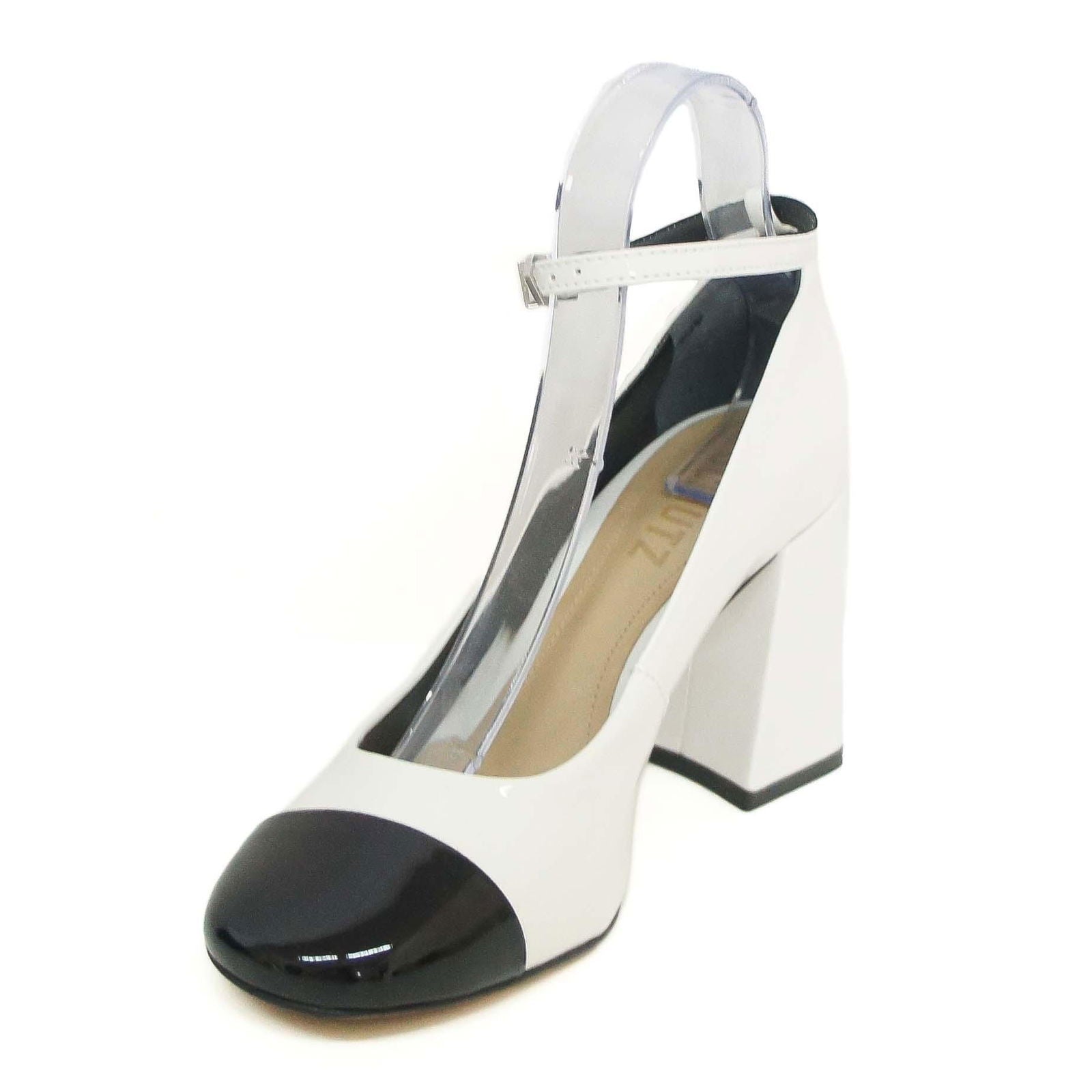 SANDALIA SALTO BLOCO VERNIZ BRANCO S 21815 0003 0005 SCHUTZ Imagem secundária do produto