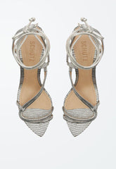 SANDALIA SALTO CROCO TIRAS PRATA 34  S 21540 0001 0001 SCHUTZ - Vintedoisk