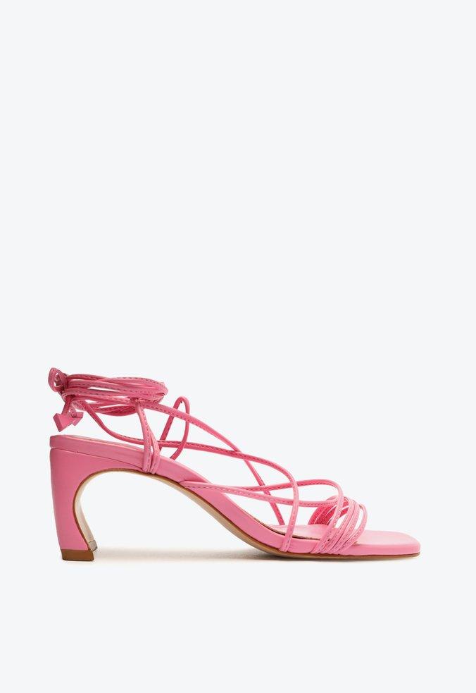 SANDALIA TESS MID AMARRACAO ROSA S 21542 0001 0002 SCHUTZ - Vintedoisk