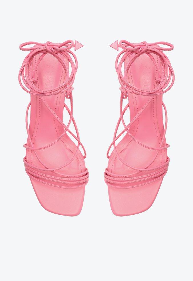SANDALIA TESS MID AMARRACAO ROSA S 21542 0001 0002 SCHUTZ - Vintedoisk