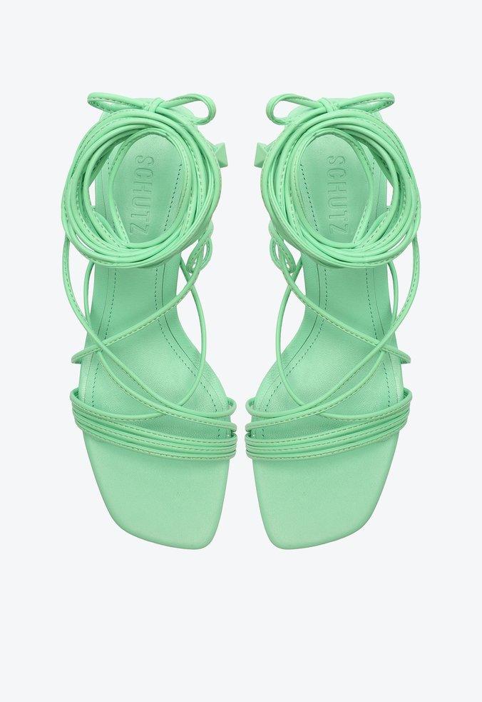 SANDALIA TESS MID AMARRACAO VERDE S 21542 0001 0006 SCHUTZ - Vintedoisk