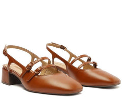 SAPATILHA BONECA SLINGBACK MARROM MILENA C 30574 0001 0004 ANACAPRI - Vintedoisk
