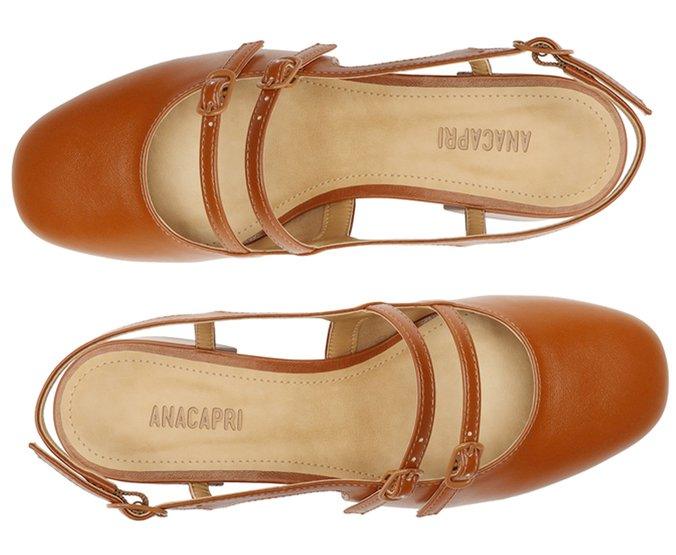 SAPATILHA BONECA SLINGBACK MARROM MILENA C 30574 0001 0004 ANACAPRI - Vintedoisk