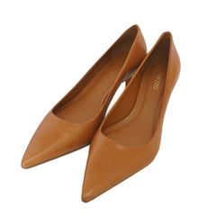SCARPIN COURO SALTO BAIXO MARROM A 10688 0009 0116 AREZZO - Vintedoisk