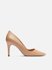 SCARPIN NUDE COURO BICO FINO SALTO MÉDIO A 10253 0001 0289 AREZZO - Vintedoisk