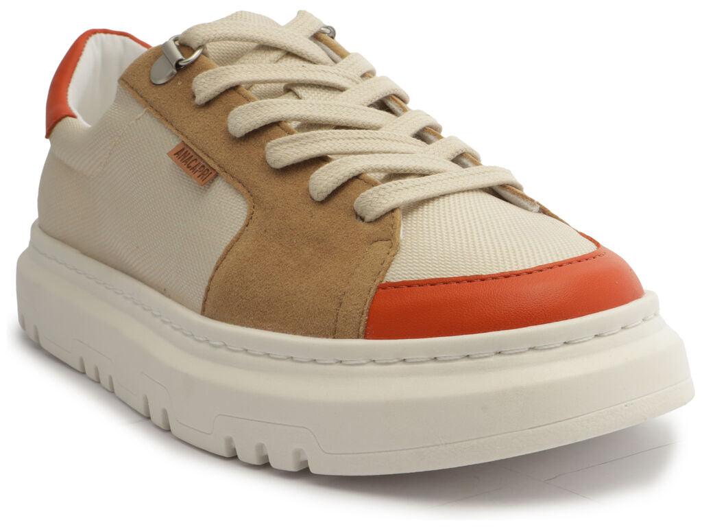 TENIS BEGE MULTICOLOR LARANJA C 30311 0007 0002 ANACAPRI - Vintedoisk