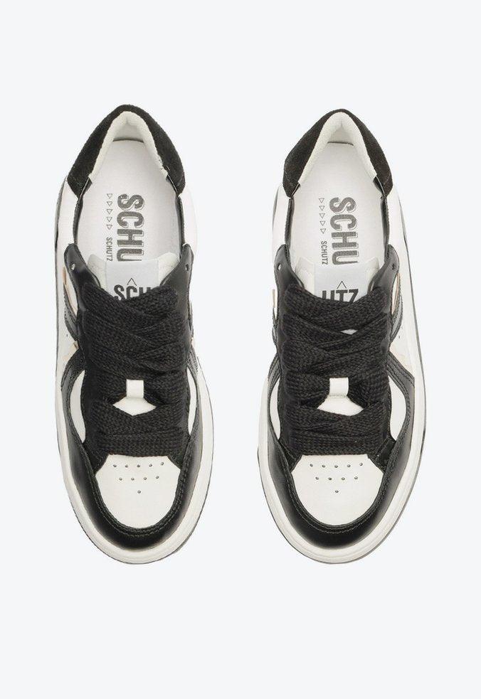 TÊNIS BRANCO E PRETO DET CAMURÇA S 21854 0002 0001 SCHUTZ - Vintedoisk