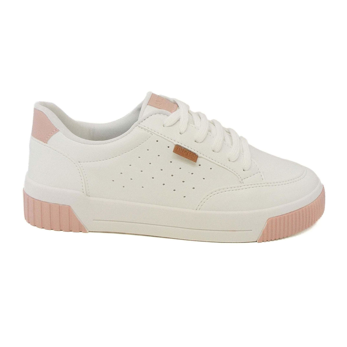TÊNIS BRANCO FURINHOS DET ROSA C 30483 0001 0024 ANACAPRI - Vintedoisk