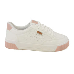 TÊNIS BRANCO FURINHOS DET ROSA C 30483 0001 0024 ANACAPRI - Vintedoisk
