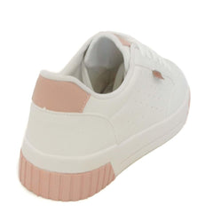 TÊNIS BRANCO FURINHOS DET ROSA C 30483 0001 0024 ANACAPRI - Vintedoisk