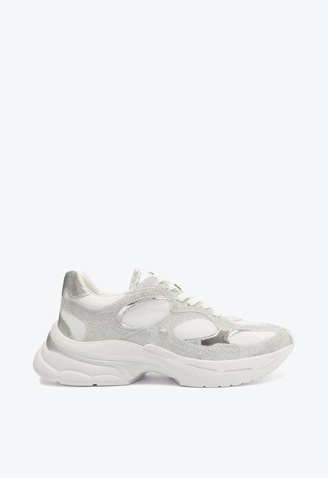 TÊNIS CAMURÇA TECIDO BRANCO PRATA S 21802 0007 0001 SCHUTZ - Vintedoisk