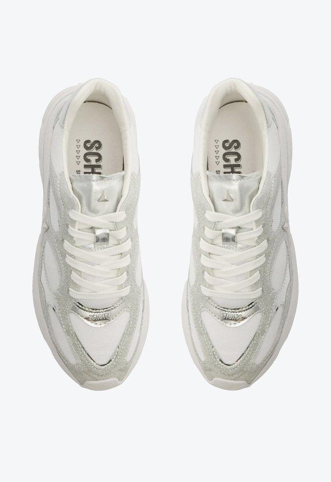 TÊNIS CAMURÇA TECIDO BRANCO PRATA S 21802 0007 0001 SCHUTZ - Vintedoisk