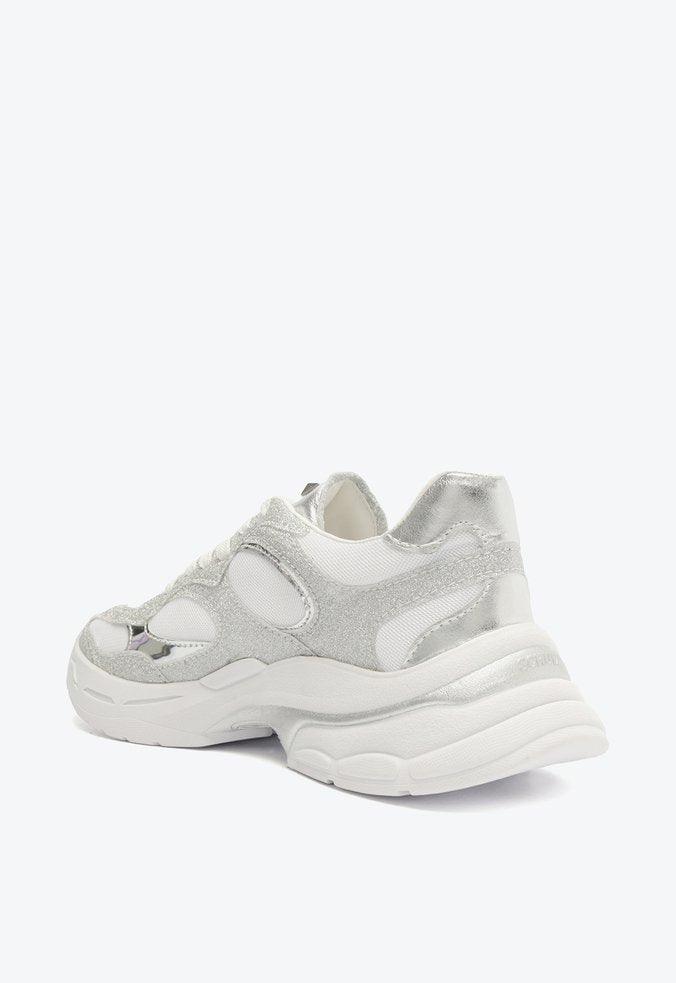TÊNIS CAMURÇA TECIDO BRANCO PRATA S 21802 0007 0001 SCHUTZ - Vintedoisk