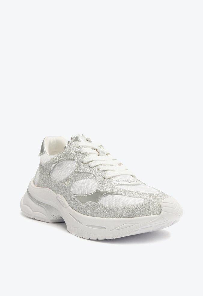 TÊNIS CAMURÇA TECIDO BRANCO PRATA S 21802 0007 0001 SCHUTZ - Vintedoisk