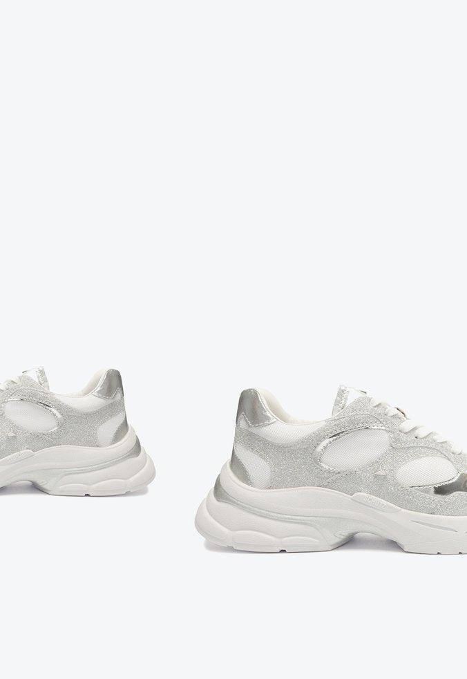 TÊNIS CAMURÇA TECIDO BRANCO PRATA S 21802 0007 0001 SCHUTZ - Vintedoisk