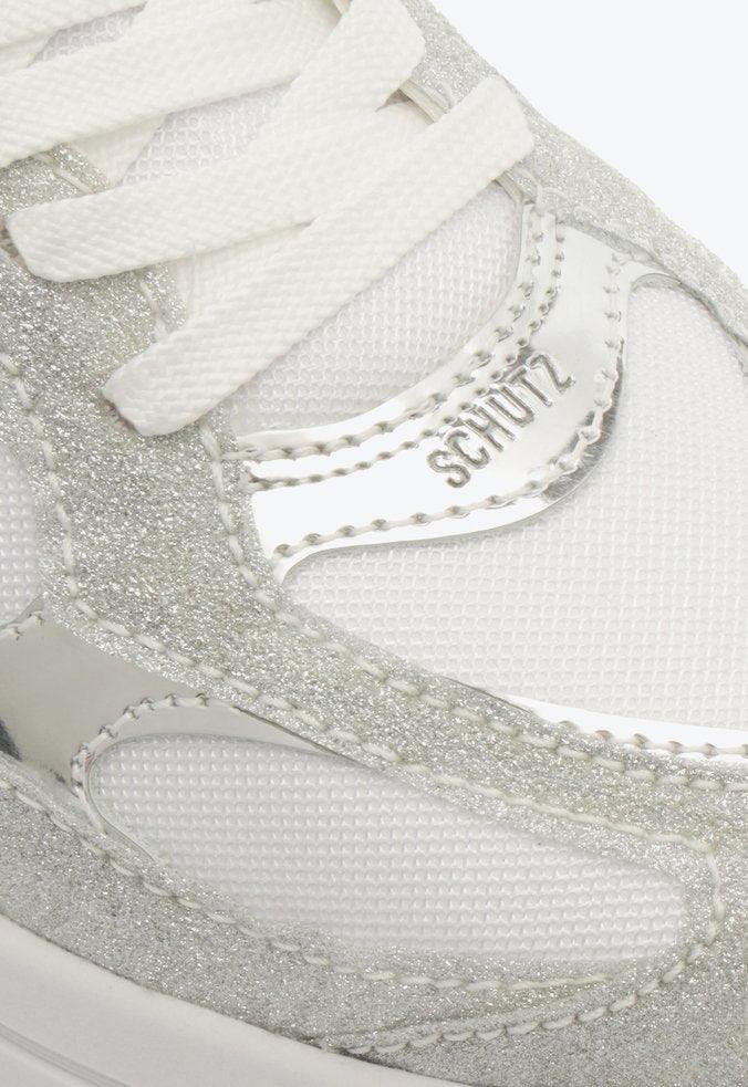TÊNIS CAMURÇA TECIDO BRANCO PRATA S 21802 0007 0001 SCHUTZ - Vintedoisk