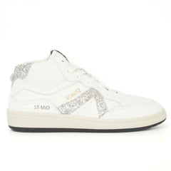 TÊNIS CANO ALTO ST MID COURO GLITTER BRANCO S 21853 0002 0006 SCHUTZ - Vintedoisk
