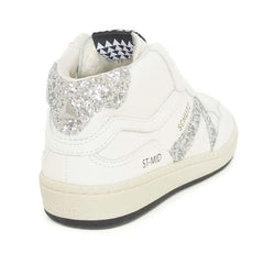 TÊNIS CANO ALTO ST MID COURO GLITTER BRANCO S 21853 0002 0006 SCHUTZ - Vintedoisk